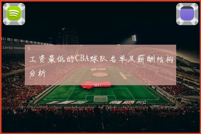 工资最低的CBA球队名单及薪酬结构分析